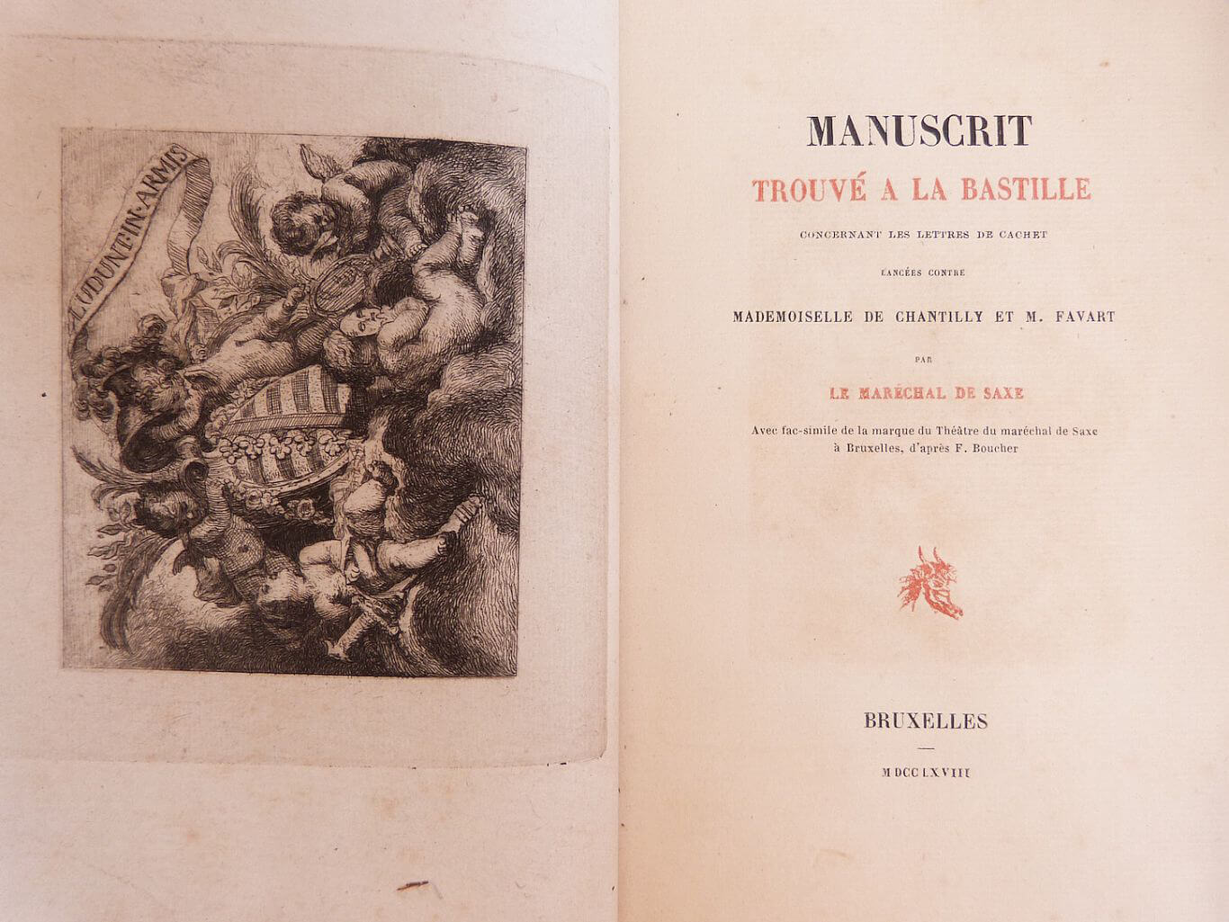 Manuscrit trouvé à la Bastille