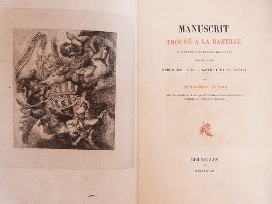 Manuscrit trouvé à la Bastille