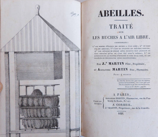 Bees. A Treatise on Hives in the Open Air