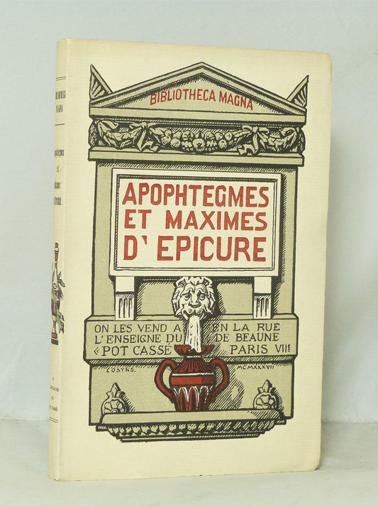 Aphorisms and Maxims of Epicurus