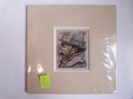 Dessin original Homme Madrid de Pablo TILLAC