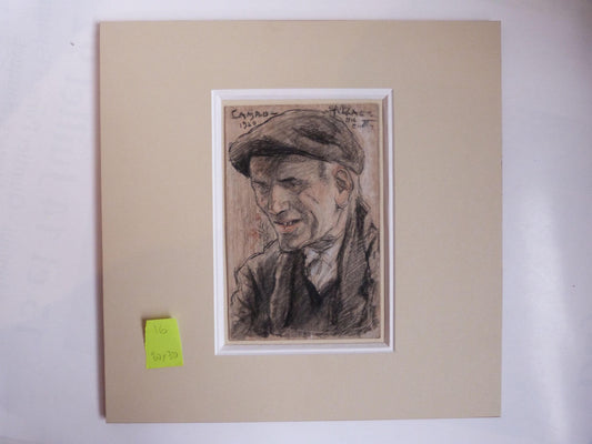 Dessin original Homme Cambo de Pablo TILLAC