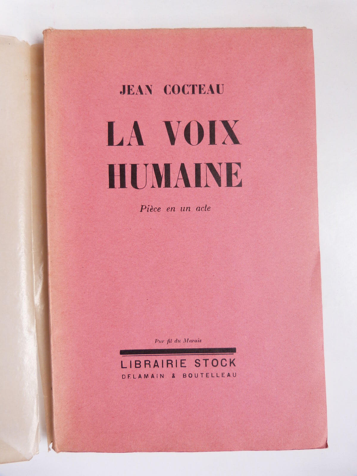La voix humaine.