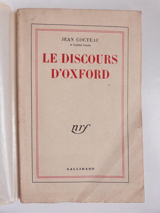 Le discours d'Oxford