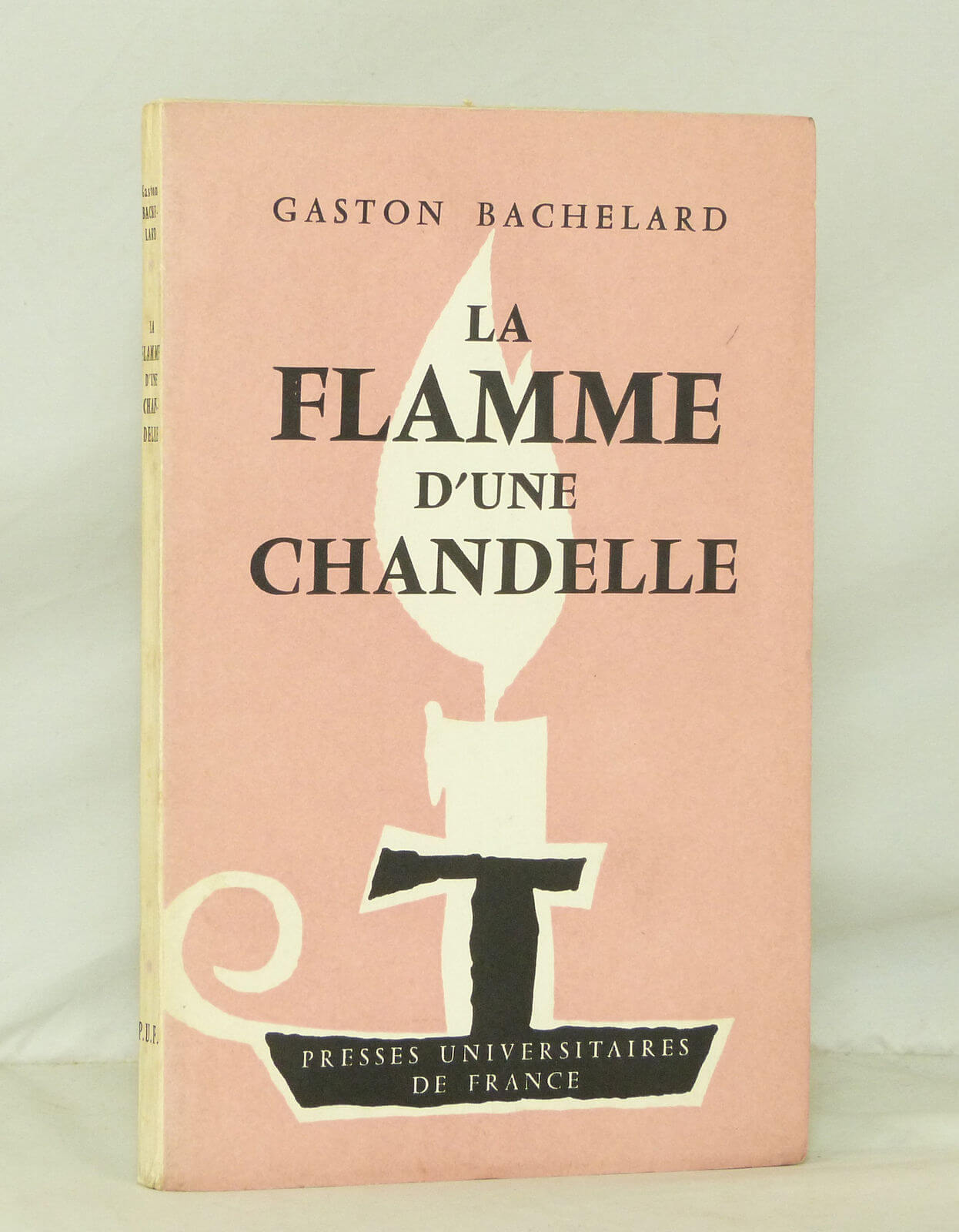 The flame of a candle