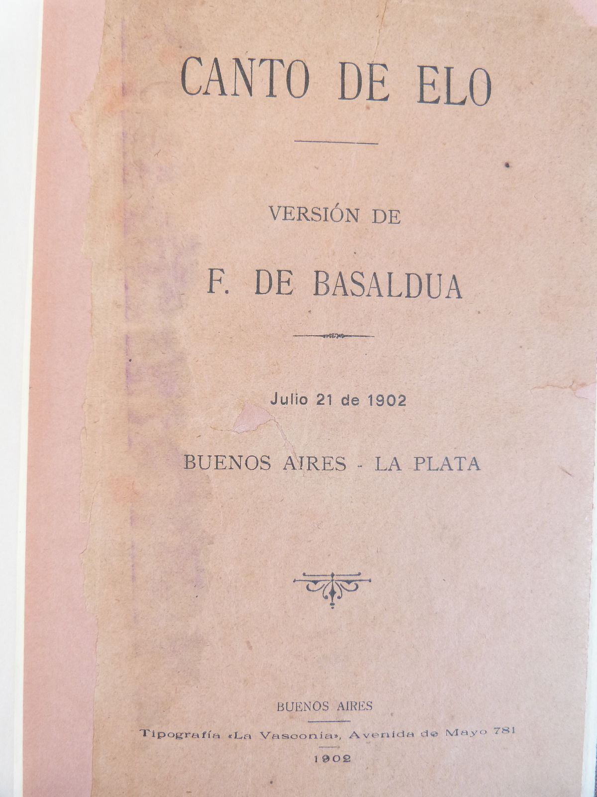 Cantos of praise.
