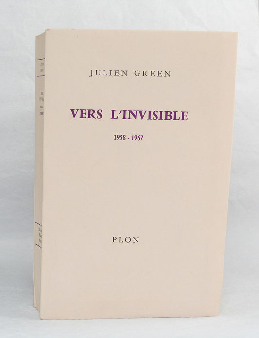 Toward the Invisible 1958-1967