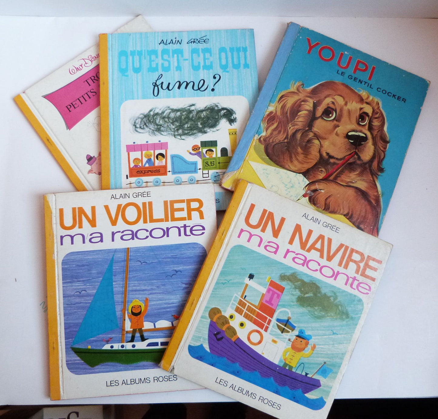 Set of 5 books from "The Pink Albums" collection