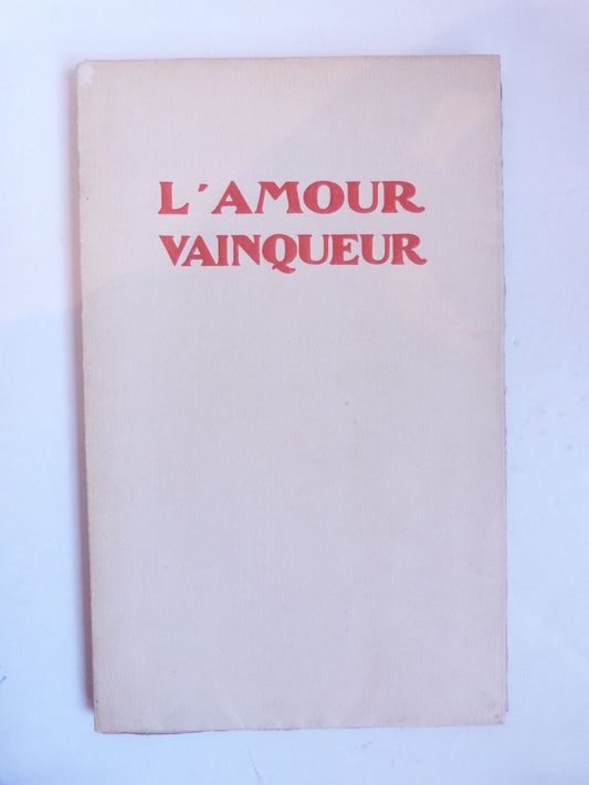L'Amour vainqueur.