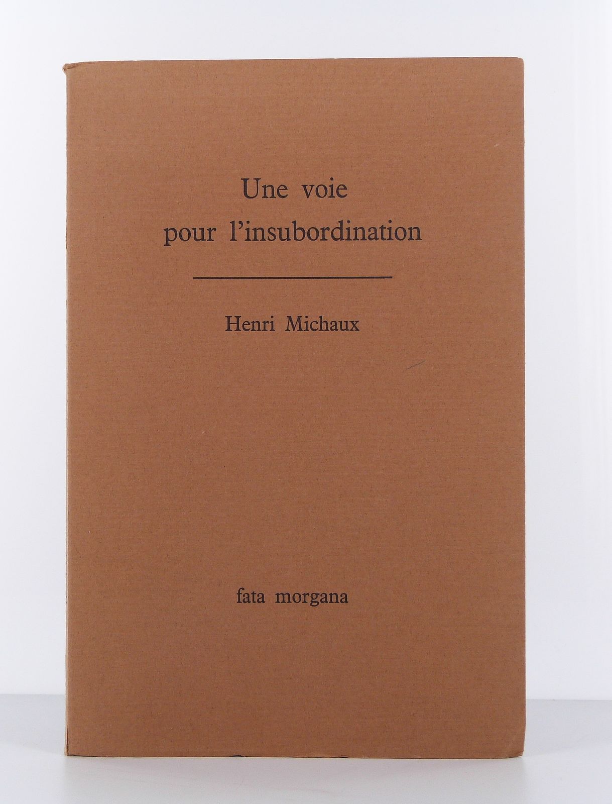 Une voie pour l'insubordination