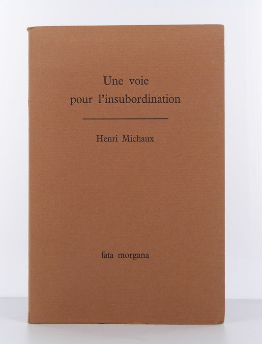 Une voie pour l'insubordination