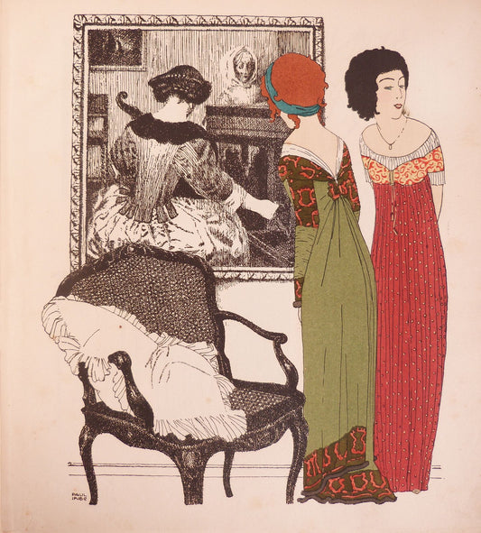 Planche extraite des Robes de Paul Poiret racontées par Paul Iribe