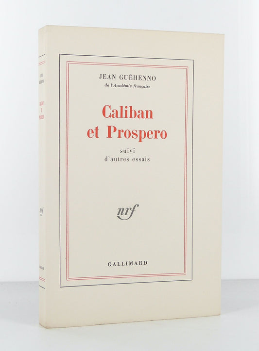Caliban et Prospero, suivi d'autres essais