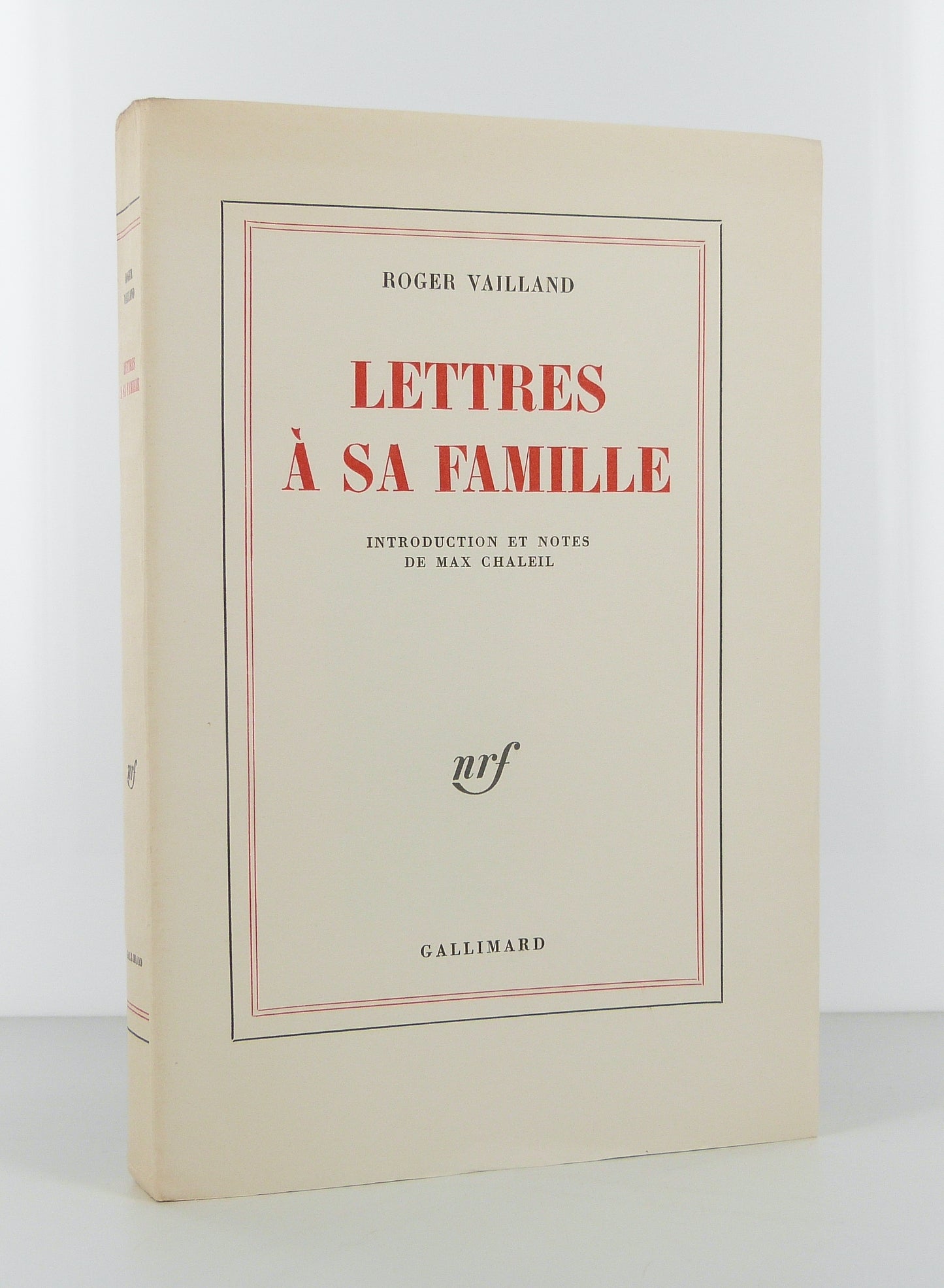 Lettres à sa famille.
