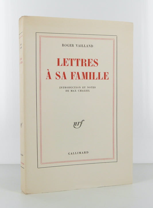 Lettres à sa famille.