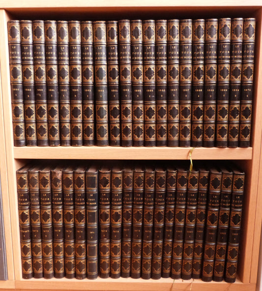 Collection Le Tour du monde: 1860- 1888 (56 volumes)