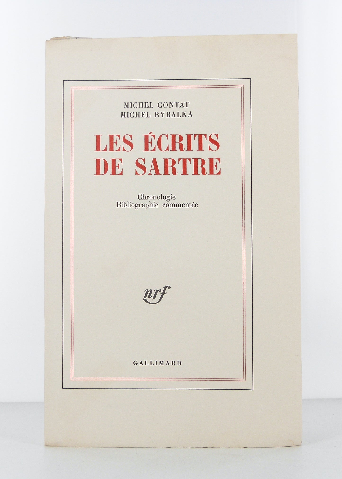 Les écrits de Sartre.
