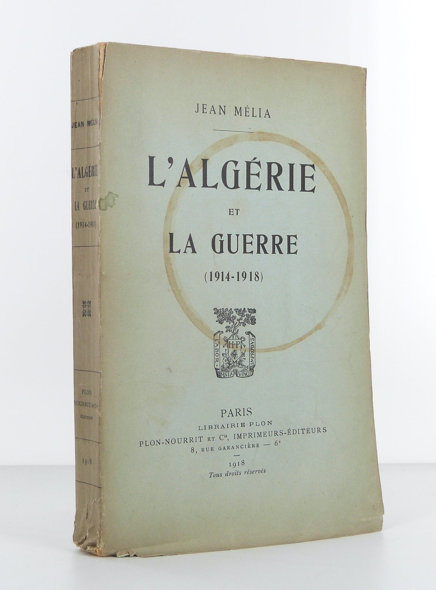 L'Algérie et la guerre (1914-1918)