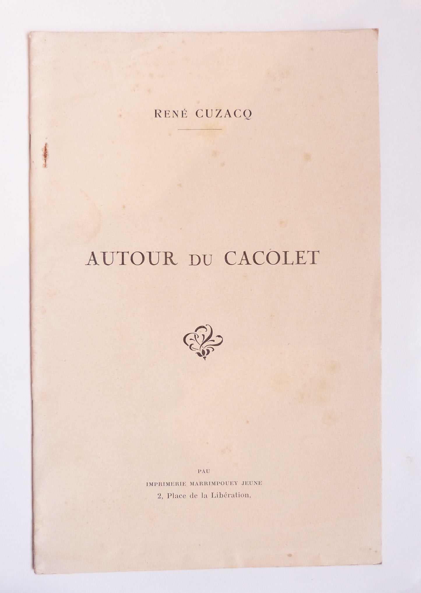 Autour du cacolet.