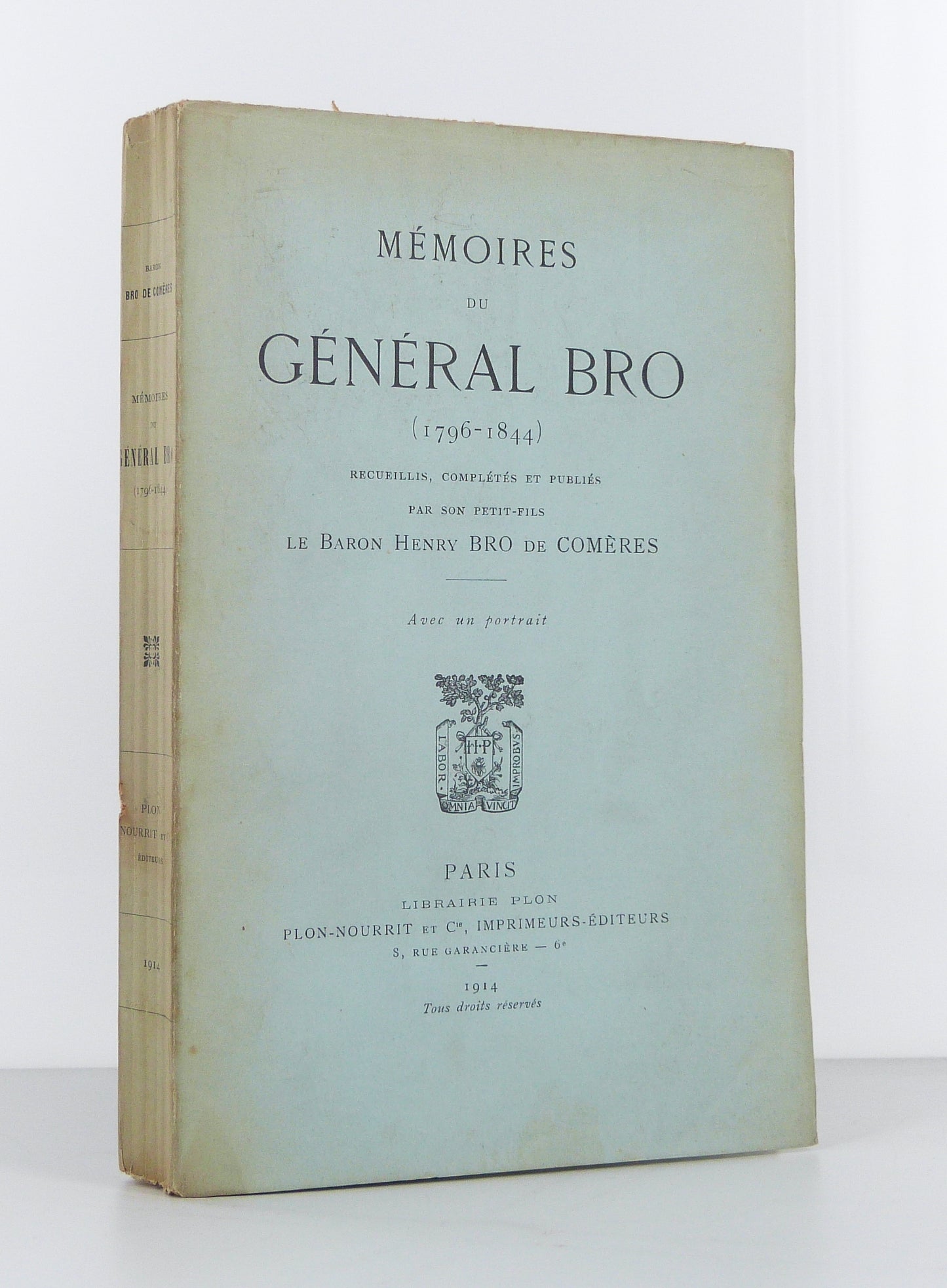 Mémoires du Général Bro (1796-1844)
