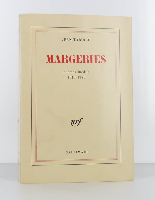 Margeries, poèmes inédits (1910-1985)