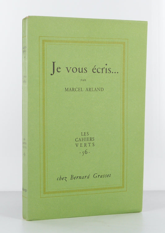 Je vous écris...