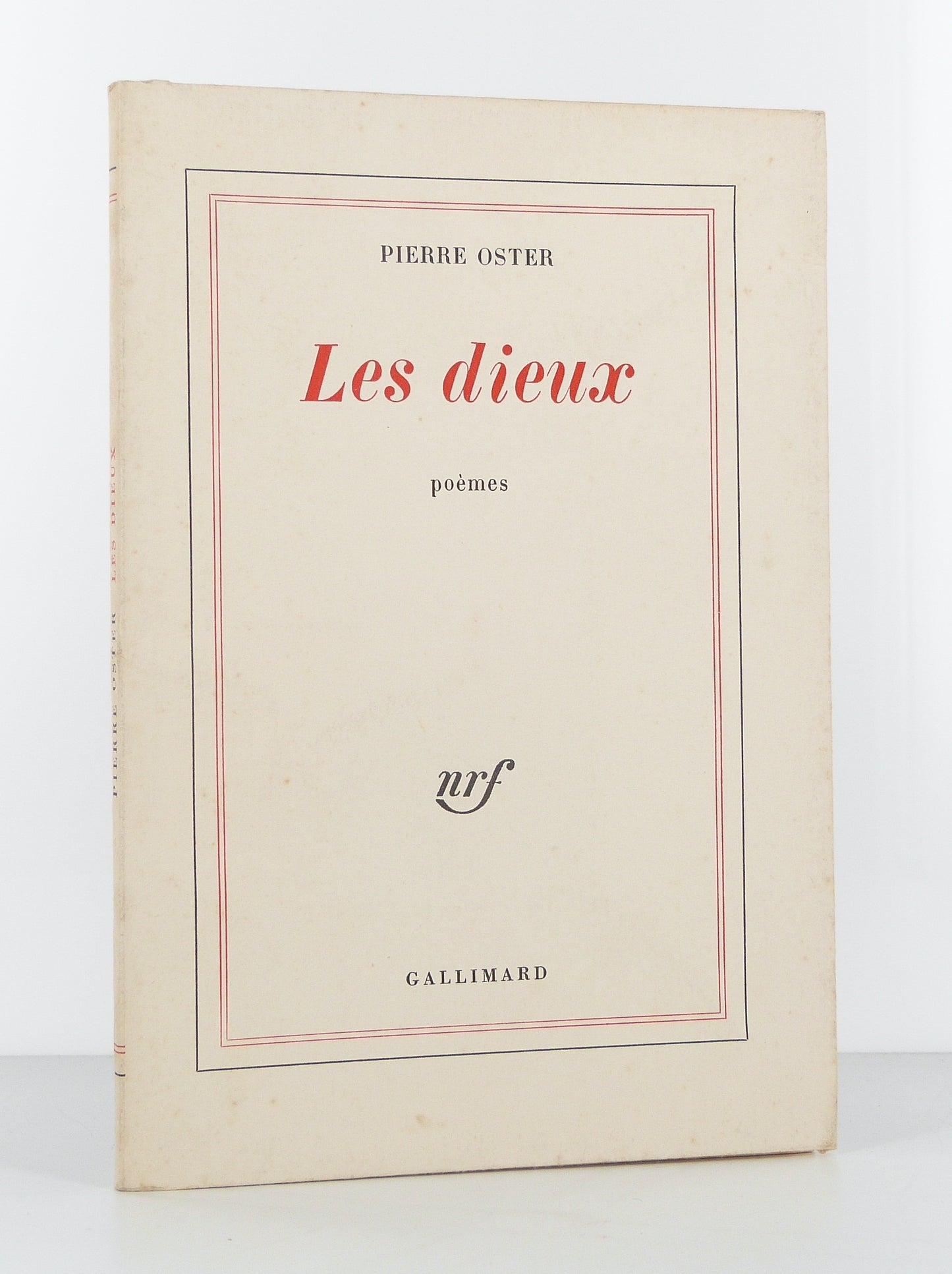 Les dieux, poèmes.