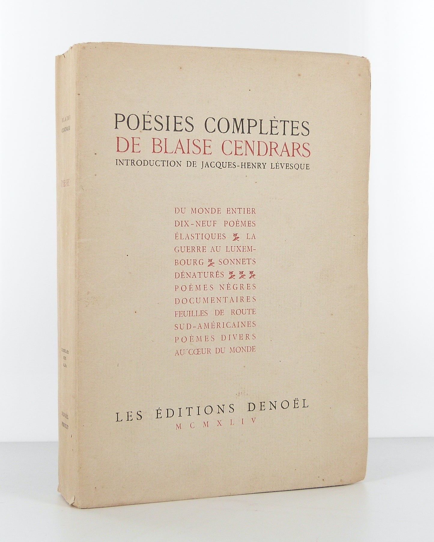 Complete Poems by Blaise Cendrars