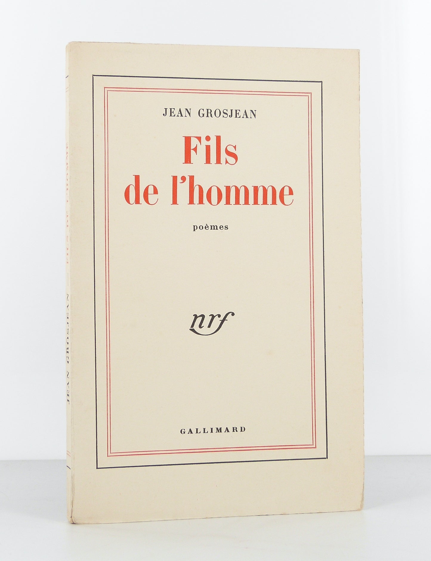 Fils de l'homme. Poèmes.