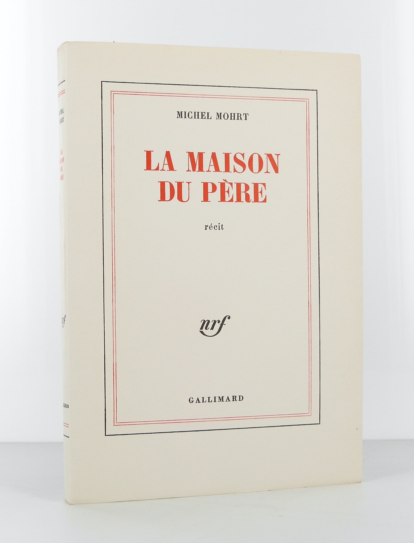 La maison du père. Récit.