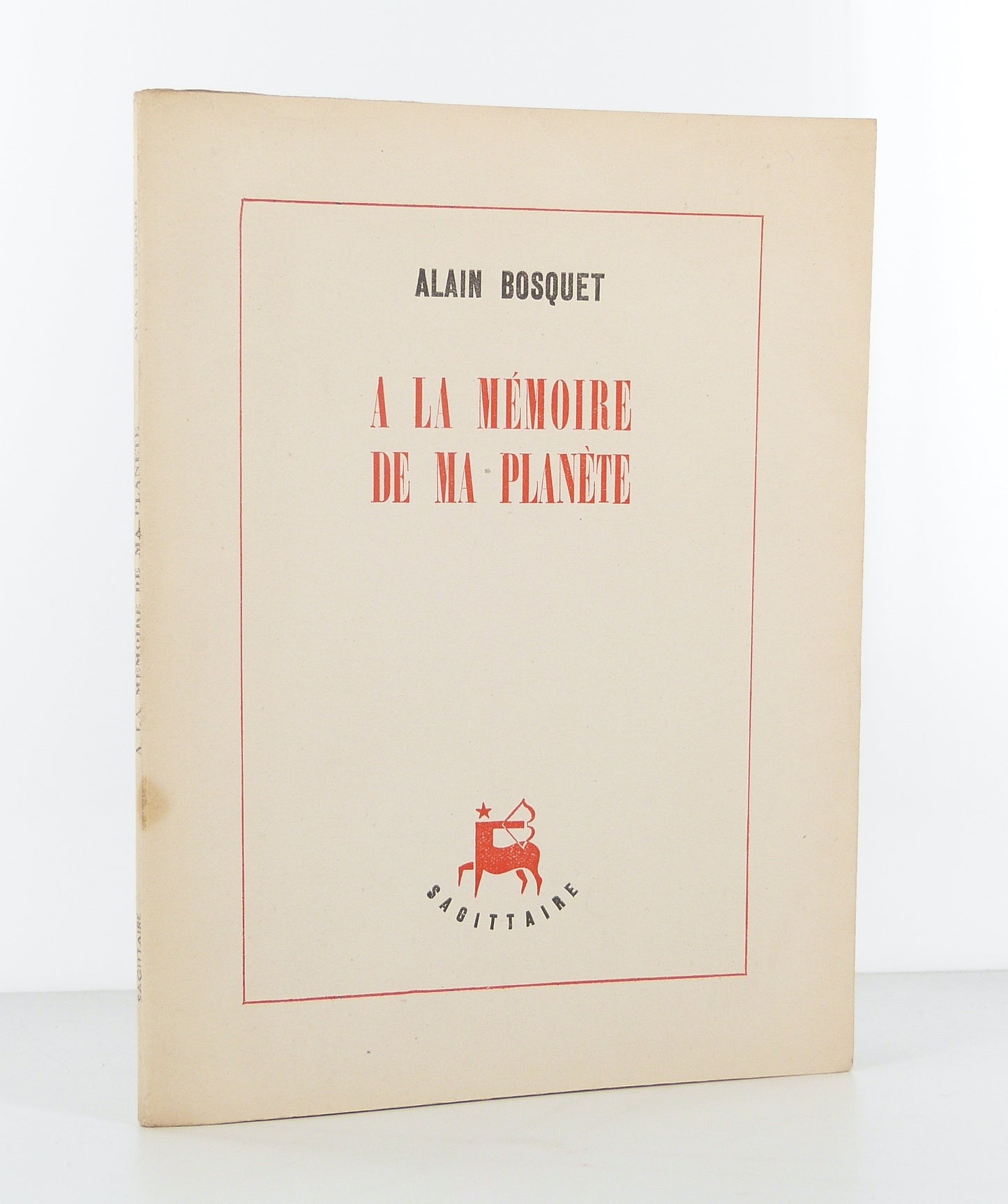 A la mémoire de ma planète