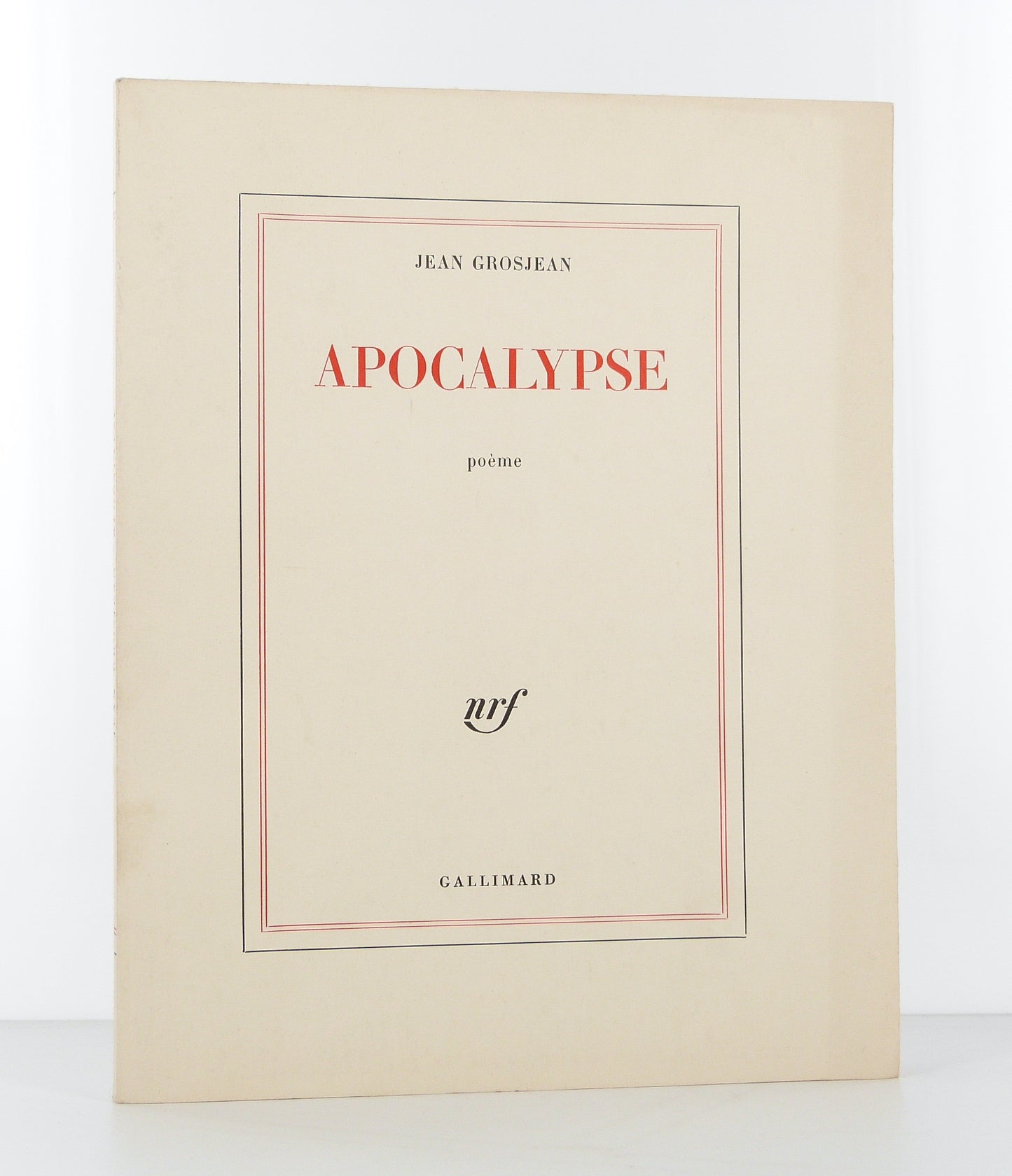 Apocalypse. Poème.