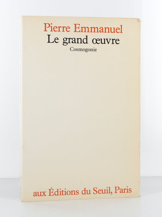 Le grand oeuvre. Cosmogonie.