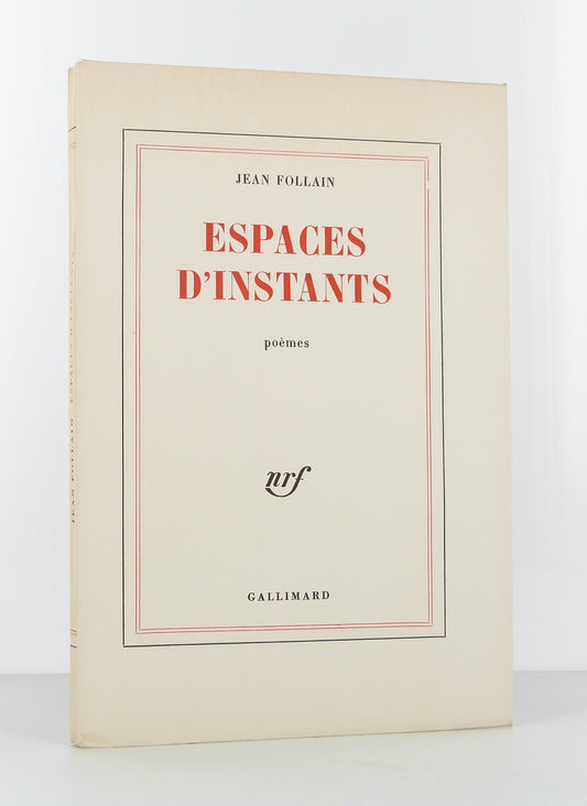 Espaces d'instants. Poèmes.