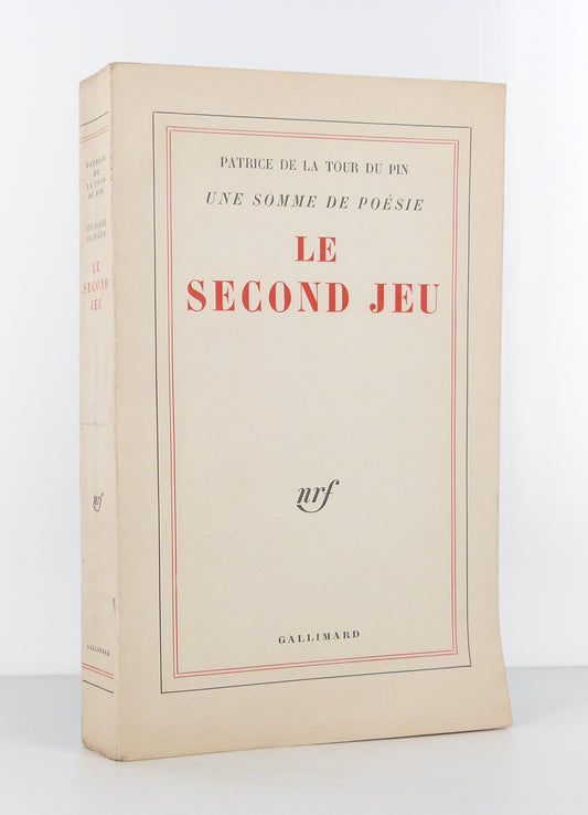 Une somme de poésie : Le Second Jeu