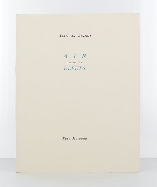 Air, suivi de Défets