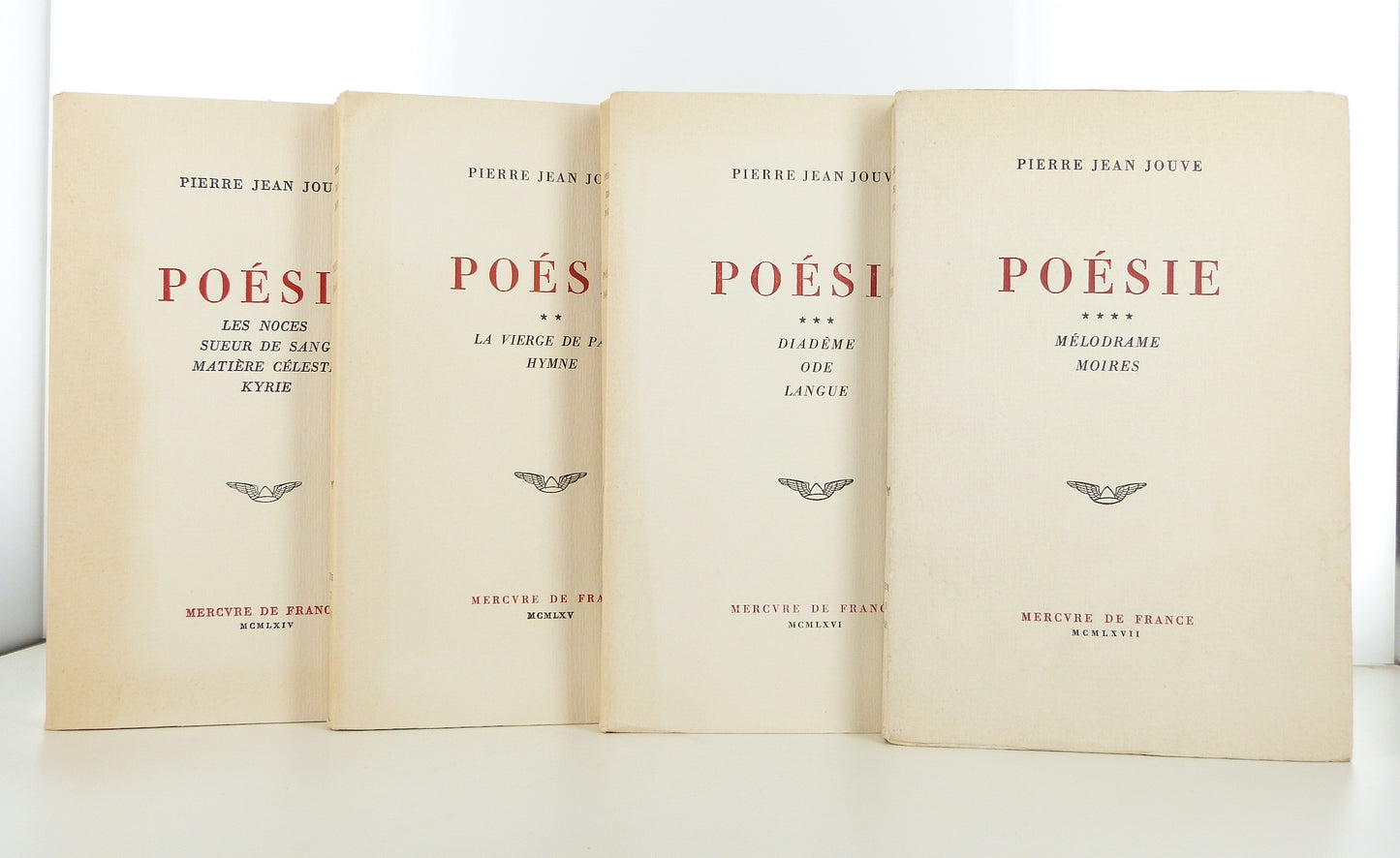 Poetry. 4 volumes.