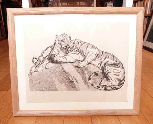 Deux tigres au repos, 1931