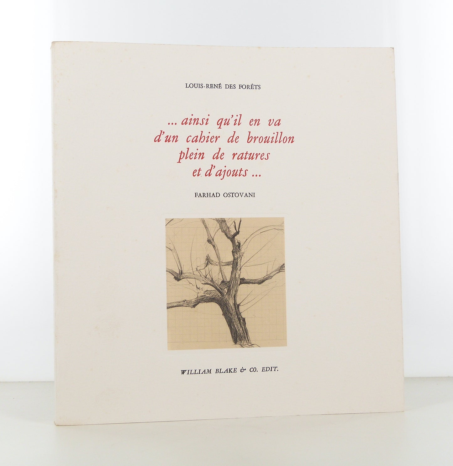 ... Ainsi qu'il en va d'un cahier de brouillon plein de ratures et d'ajouts...