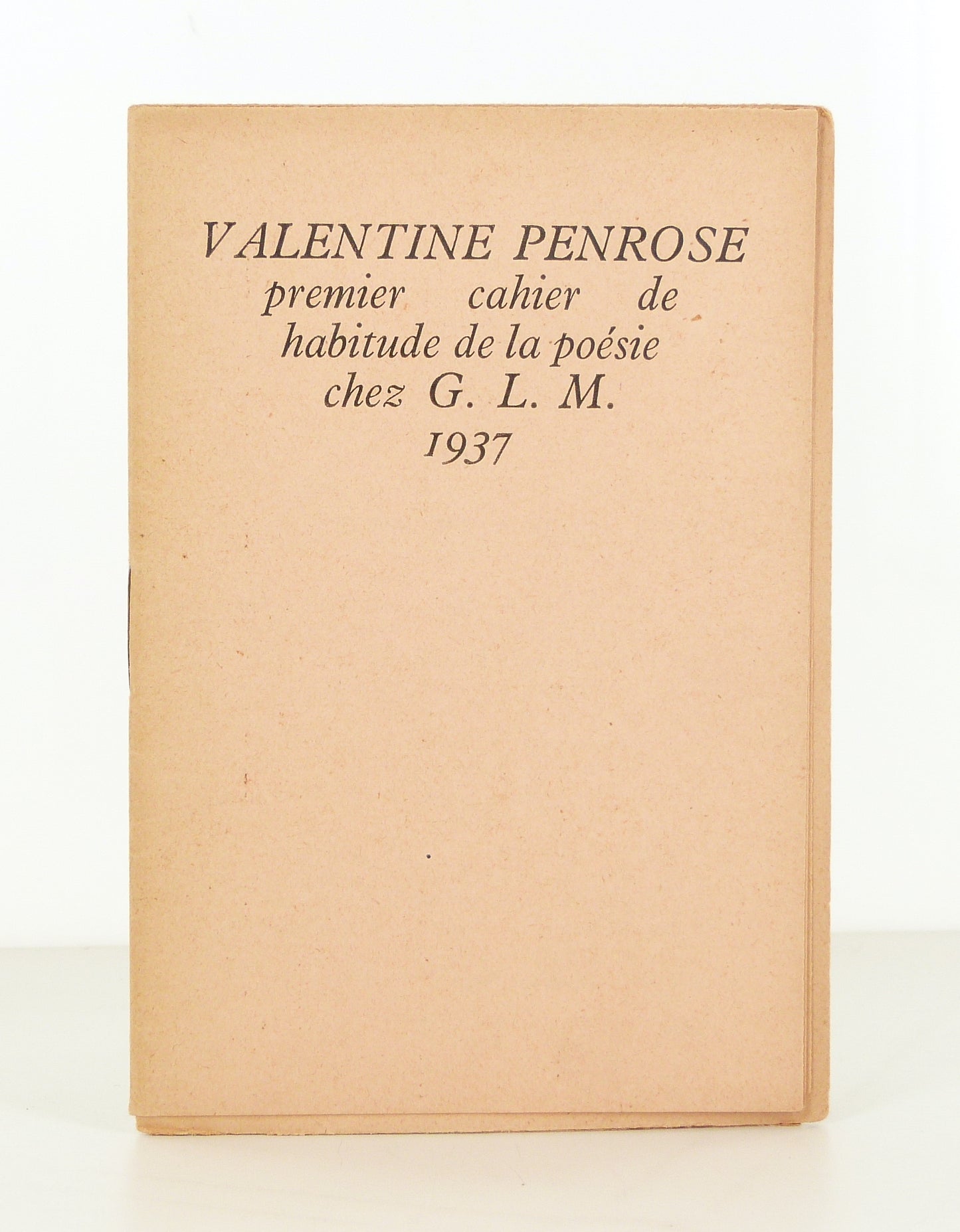 Poèmes. Premier cahier de habitude de la poésie.