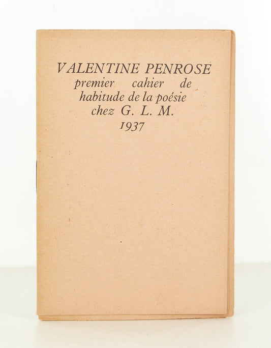 Poèmes. Premier cahier de habitude de la poésie.
