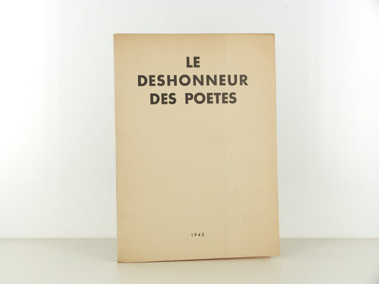 The Dishonor of Poets