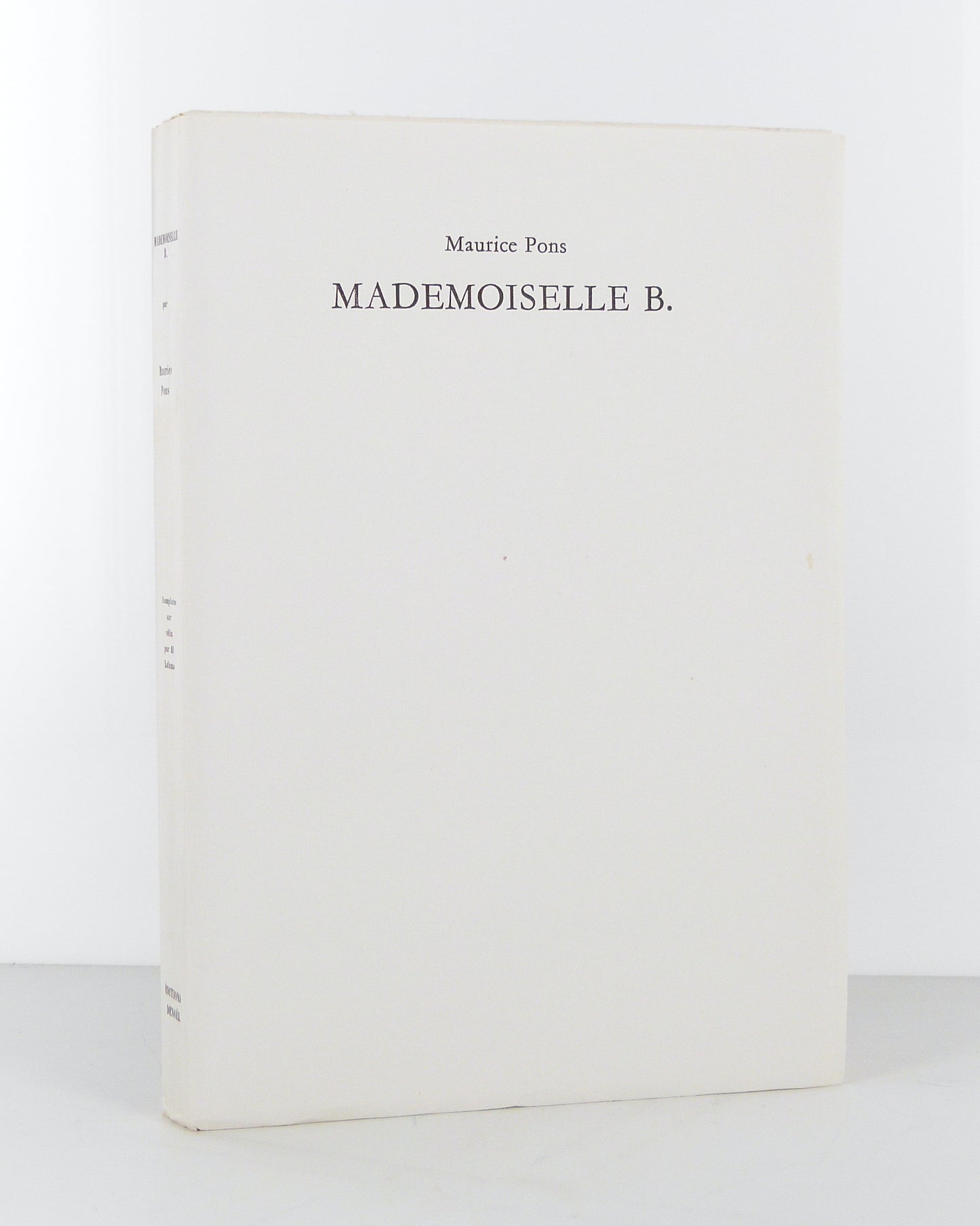 Mademoiselle B.