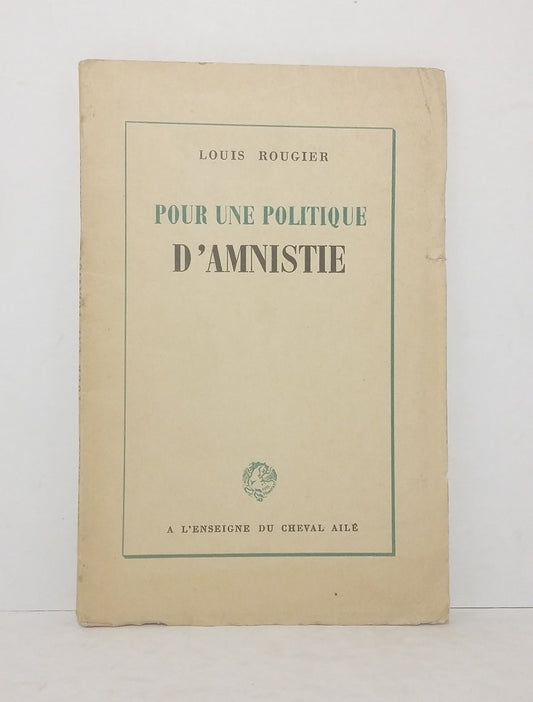 Pour une politique d'amnistie
