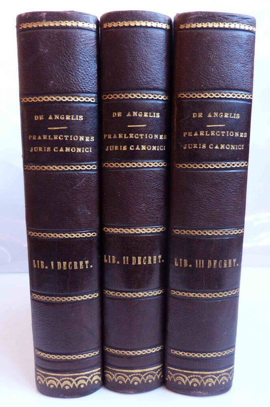 Praelectiones Juris Canonici ad methodum Decretalium Gregorii IX eactae quas in Scholis Pontificii Seminarii Romani