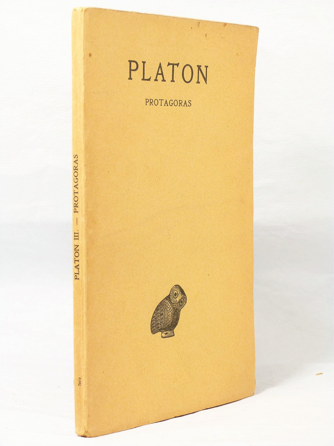 Oeuvres complètes. Tome III. 1ère partie. Protagoras