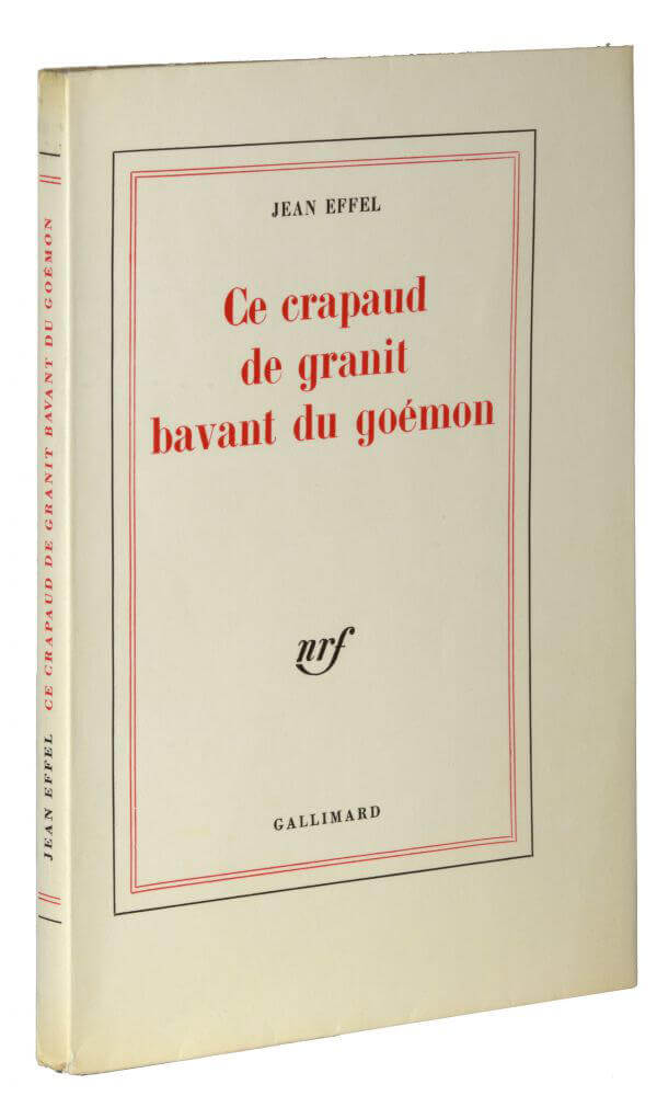 Ce crapaud de grant bavant du goémon