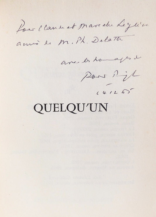 Quelqu'un