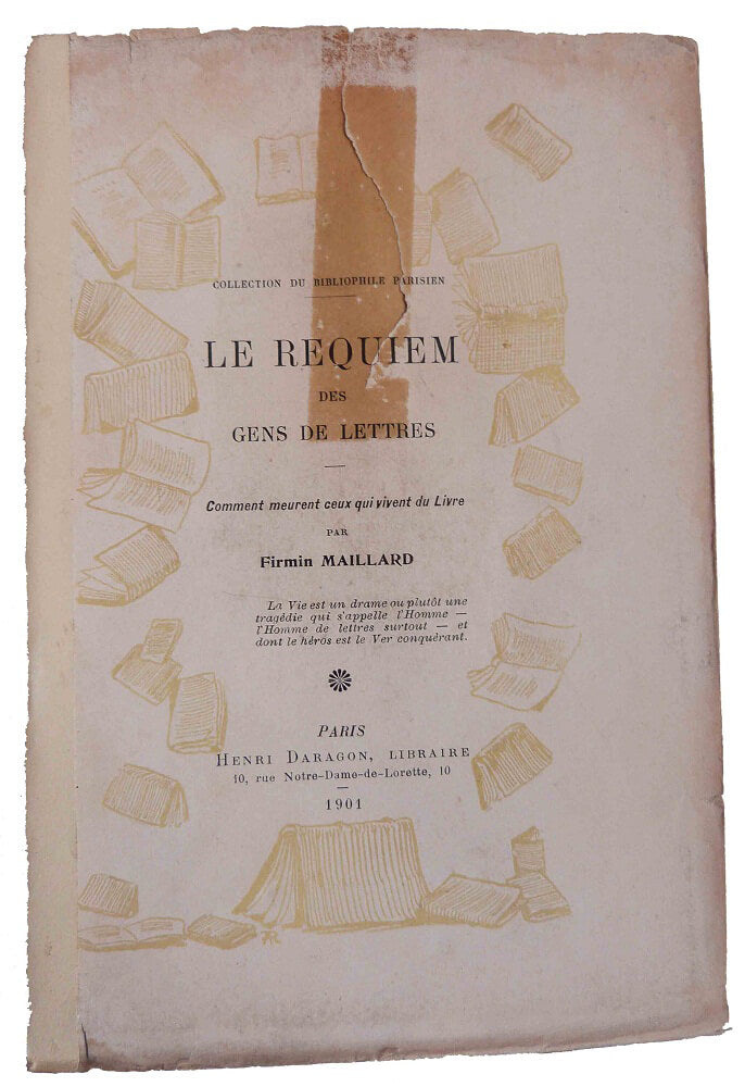 Le requiem des gens de lettres