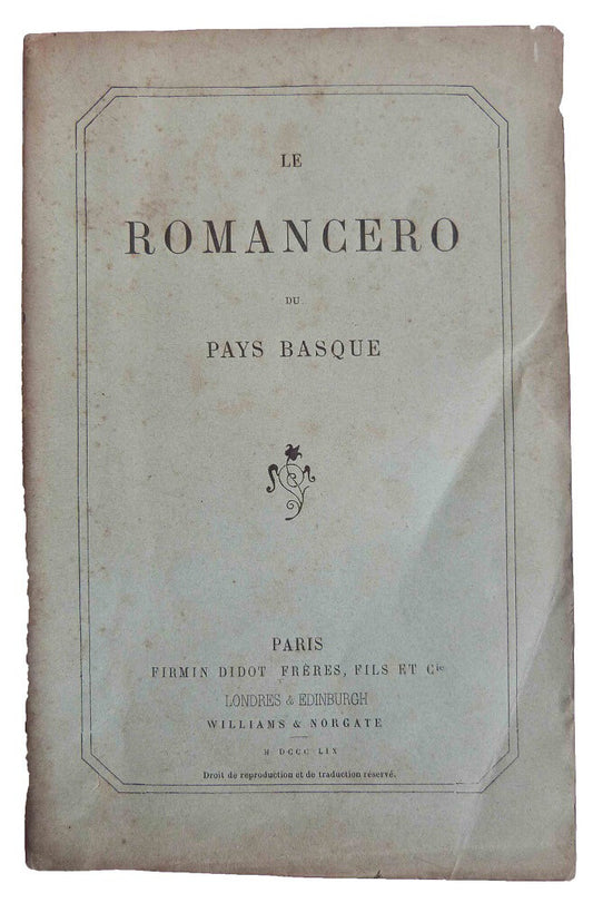 The Romancero of the Basque Country